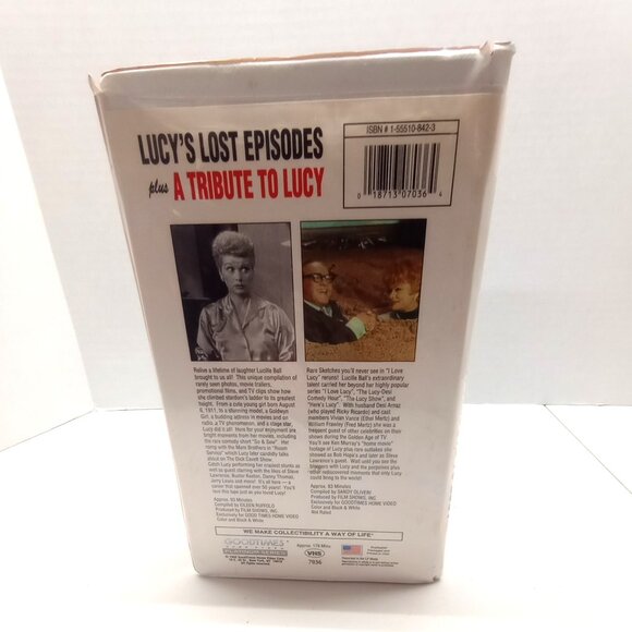 Lucy's Lost Episodes VHS Rare I Love Lucy Tribute Vintage Collectible - Picture 3 of 6